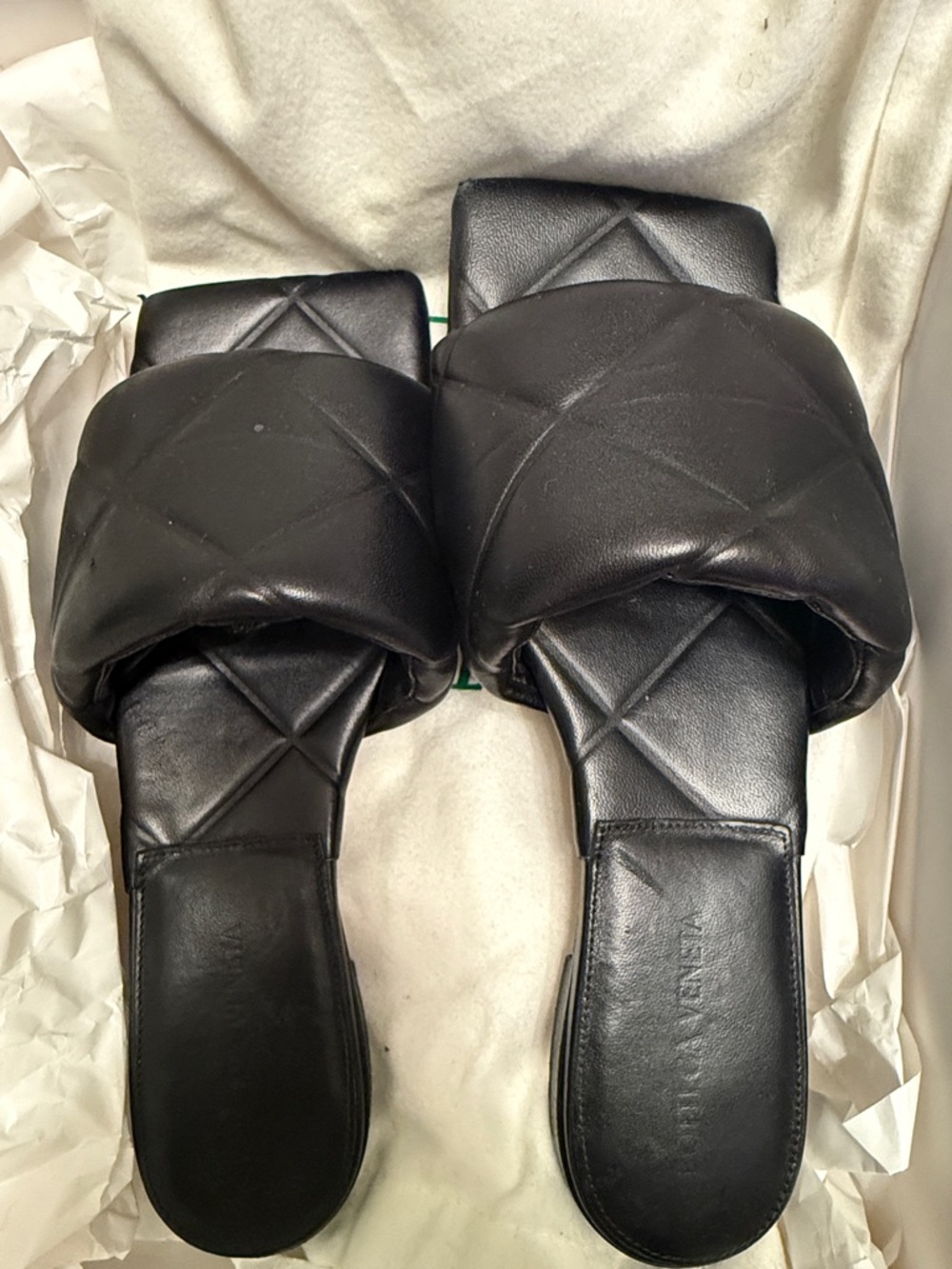 Bottega Veneta Quilted slides